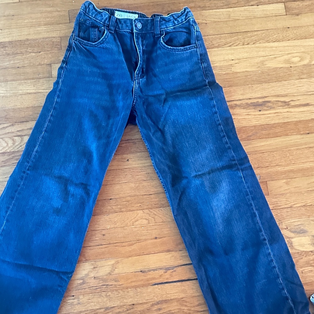 zara kids black jeans